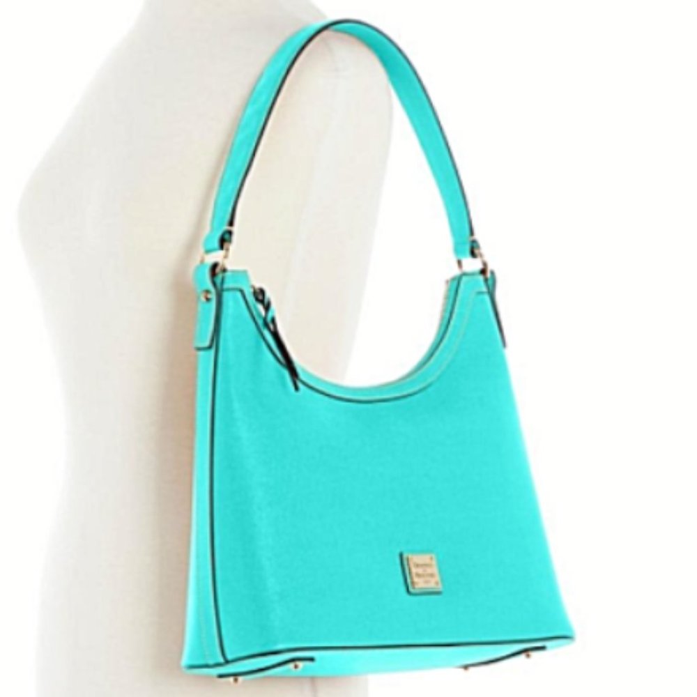 Dooney & Bourke Saffiano Italian Leather Mint Bag